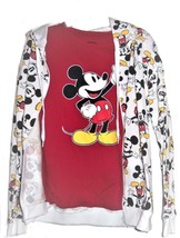 Disney Mickey Mouse Tee and Hoodie T-shirt Jacket Juniors New - £55.91 GBP