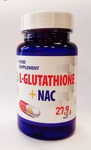 L-Glutathion + NAC 90 Caps 255mg Liver Support System Balance Health - $25.99