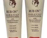 2x SoftSheen Carson Sta-Sof-Fro Rub On Hair &amp; Scalp Conditioner Extra Dr... - £38.64 GBP