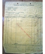 Cadillac Motor Car Company Grand Rapids MI Packers Ticket 1909 - €3,46 EUR