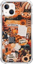 Autumn Collage Pumpkin Witch Halloween Case Compatible with 14 Retro Aesthetic P - $42.02