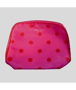 CLINIQUE X Kate Spade New York Pink/Red Polka Dots Makeup Bag New With Tags - $23.08 CAD
