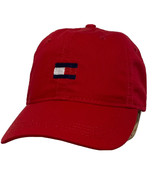 Tommy Hilfiger Men&#39;s Baseball Cap   Red with Tommy Flag Logo - £21.00 GBP