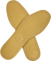 Genuine Leather Full Insoles Flat Shoe Inserts Comfort  Four Seasons Men... - $8.89