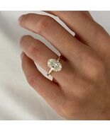 Hidden Halo 3.13 Ct Oval E VVS2 Lab Grown Diamond Thin Engagement Ring 1... - $51,863.39 MXN