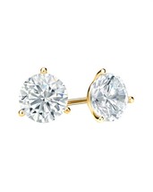 Diana M Jewels 3.09 cts round lab diamond stud earrings size One Size - €582,04 EUR