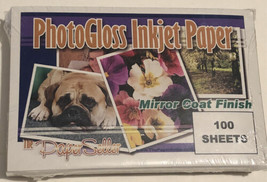 The Paper Seller Phito Gloss Inkjet Paper 100 Sheets Mirror Coat Finish ODS1 - £7.78 GBP