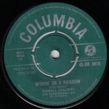 Michael Holliday Wishin On A Rainbow 45 rpm I Don&#39;t Want You To See Me Cry UK - £5.16 GBP