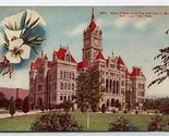 State Flower &amp; City County Building Salt Lake City Utah  1900&#39;s - £9.34 GBP