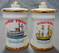 Vintage Disneyland S&amp;P Shakers Mark Twain River Boat Columbia Sail Disne... - $22.99