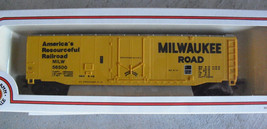 Vintage Bachmann Milwaukee Road Plug Door Box Car NIB 56500 - £13.45 GBP