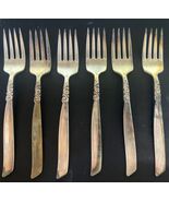 6 Forks 7” Long South Seas by Oneida Community Silverplate - $550.64 MXN