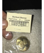 Herbert Hoover 31st President 1929-1933 coins,token ,collection Gold 28m... - £3.84 GBP