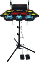 Electronic Drum Pads With 5 Different Drum Kits, 10 Unique Rhythms, Buil... - $103.92