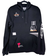 Brooklyn Cloth skull Immortaility laws of nature black skater hoodie size M - $24.92