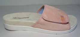 Spenco Size 6 M CHARLOTTE Coral Cloud Suede Slide Sandals New Women&#39;s Shoes - £92.01 GBP