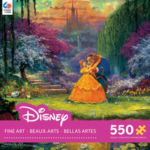 Walt Disney Beauty and the Beast Garden Waltz 550 Piece Jigsaw Puzzle NEW SEALED - £9.30 GBP