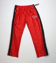 NOS Vtg Y2K Mens XL Spell Out Ohio State University Wide Leg Tearaway Pants Red - $74.20