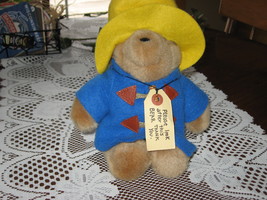 Paddington Bear-Plush- Yellow Hat-Original tags-Eden Toys-1983-NY-USA - £9.40 GBP