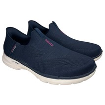 Skechers Shoes Womens Navy Blue GOwalk Slip Ins Hyper Pillars Comfort Wa... - $32.66