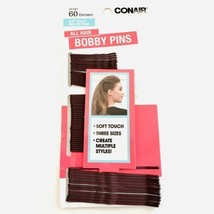 Conair Soft Touch Bobby Pins - Brown - 60 ct - $4.45