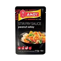 Amoy Peanut Satay Stir Fry Sauce 120 g (Pack of 12)  - $685.42 MXN