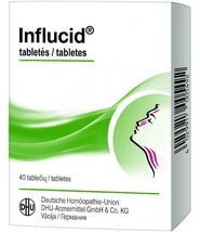  INFLUCID 40tabs Homeopathic Treatment of Cold &amp; Flu Symptoms ( PACK OF 5 ) - $86.90