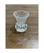 Princess House Genuine Lead Crystal Glass 3&quot; Toothpick Holder Vase - $16.83