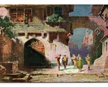 Carl Spitzweg Painting Serenade 1916 DB Postcard l14 - $3.91