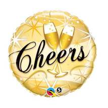 18&quot; Cheers Starburst Mylar Balloon - £2.76 GBP