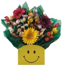 Hard Candy Bouquet in a Smiles gift box - Great as a Birthday, Thank You, Congra - £35.65 GBP