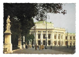 Austria Wien Burgtheater Vienna Imperial Theatre Entrance Statuary 4X6 P... - $4.99