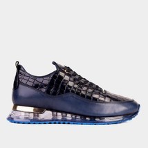 Vinci The Marseille Navy Blue Leather Men Sneaker image 6