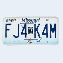 2016 United States Missouri Show Me State Passenger License Plate FJ4 K4M - $17.81