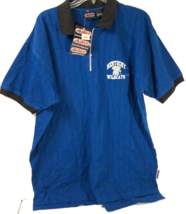 $12 Kentucky Wildcats Basketball NCAA Vintage 90s Logo 3/4 Zip Polo Shirt L New - £9.21 GBP