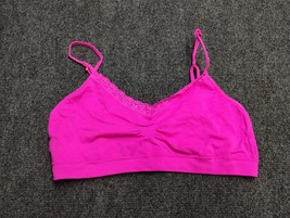 NOBO No Boundaries Wireless Bra Women Medium Hot Pink Wirefree - £7.12 GBP