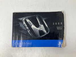 2006 Honda Civic Hybrid Owners Manual OEM N01B25008 - $35.99