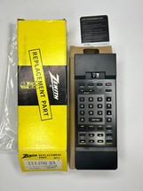 Zenith 124-156-33 Vintage NOS MBR VCR Cable TV Remote Control, OEM Black Allegro - $16.95