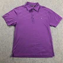Travis Mathew Polo Shirt Adults Large Purple Golf Rugby Pima Cotton Mens - $364.46 MXN