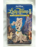 WALT DISNEY Lady &amp; the Tramp 2 SCAMP&#39;S ADVENTURE VHS VIDEO MOVIE - $22.67 CAD