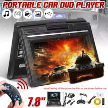 7.8&quot; Portable DVD Player with HD Swivel Screen Support CD/DVD/USB Free S... - £39.87 GBP