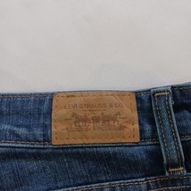 Levi's Women's Bootcut 590 Blue Cotton Denim Jeans Measured (45×27.5) image 6