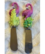 Concepts 4 Stainless Appetizer Knife Hors D&#39;Oeuvres Flamingo Set Of 2 - $20.29 CAD