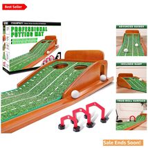 Foldable Golf Putting Mat with Automatic Ball Return - Ideal for Indoor ... - $130.63