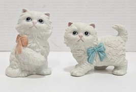 Set Of 2 Vtg Homco Porcelain Cats Kittens - £11.44 GBP