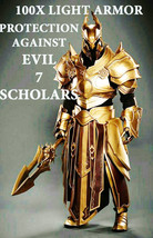 100x 7 SCHOLARS LIGHT ARMOR PROTECTION AGAINST EVIL POWERS GIFTS HIGH ERMAGICK  - £78.82 GBP