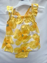 Baby Girls' 12 Months Yellow Floral Sunsuit - Just One You Made by Carter's image 2