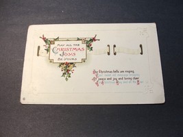 May All the Christmas Joys be Yours- Postmarked 1900s Embossed Postcard. - £8.54 GBP