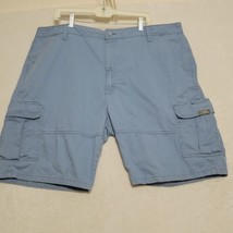 Wrangler Men&#39;s Cargo Shorts Size 42 Blue Casual Zip - £11.05 GBP