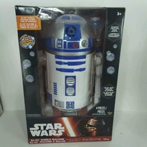 Star Wars R2-D2 Bubble Machine Disney Sound Lights Head Rotates 16&quot; New ... - $168.29